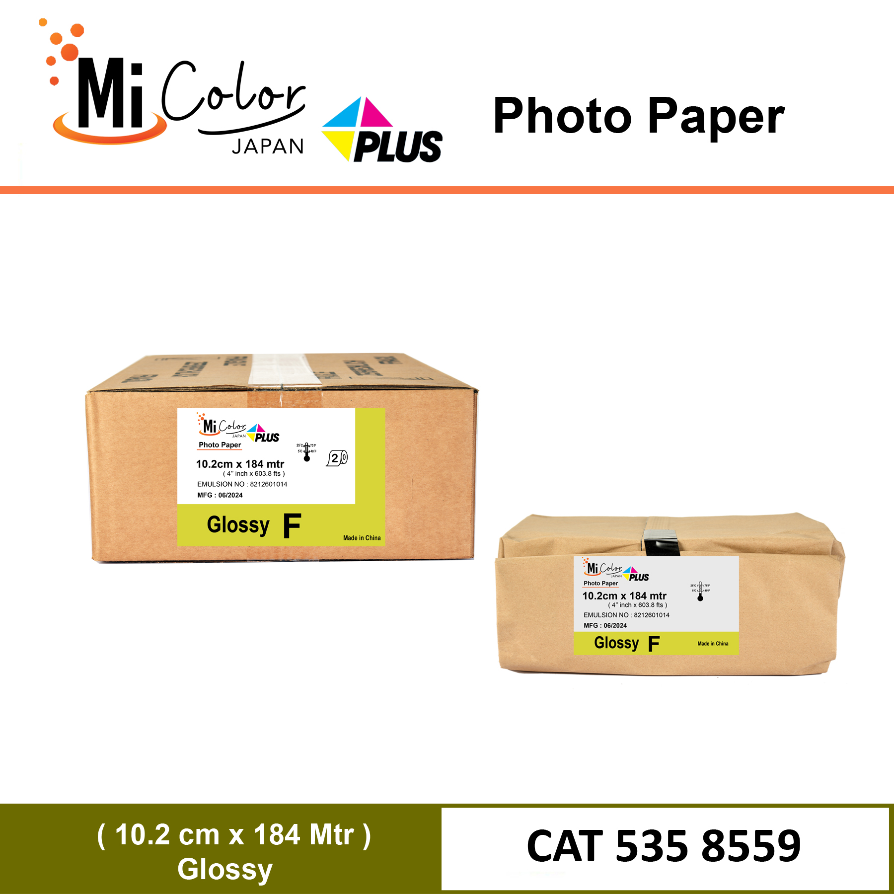 Mi Color Plus 4'' AGX Photo Paper Glossy