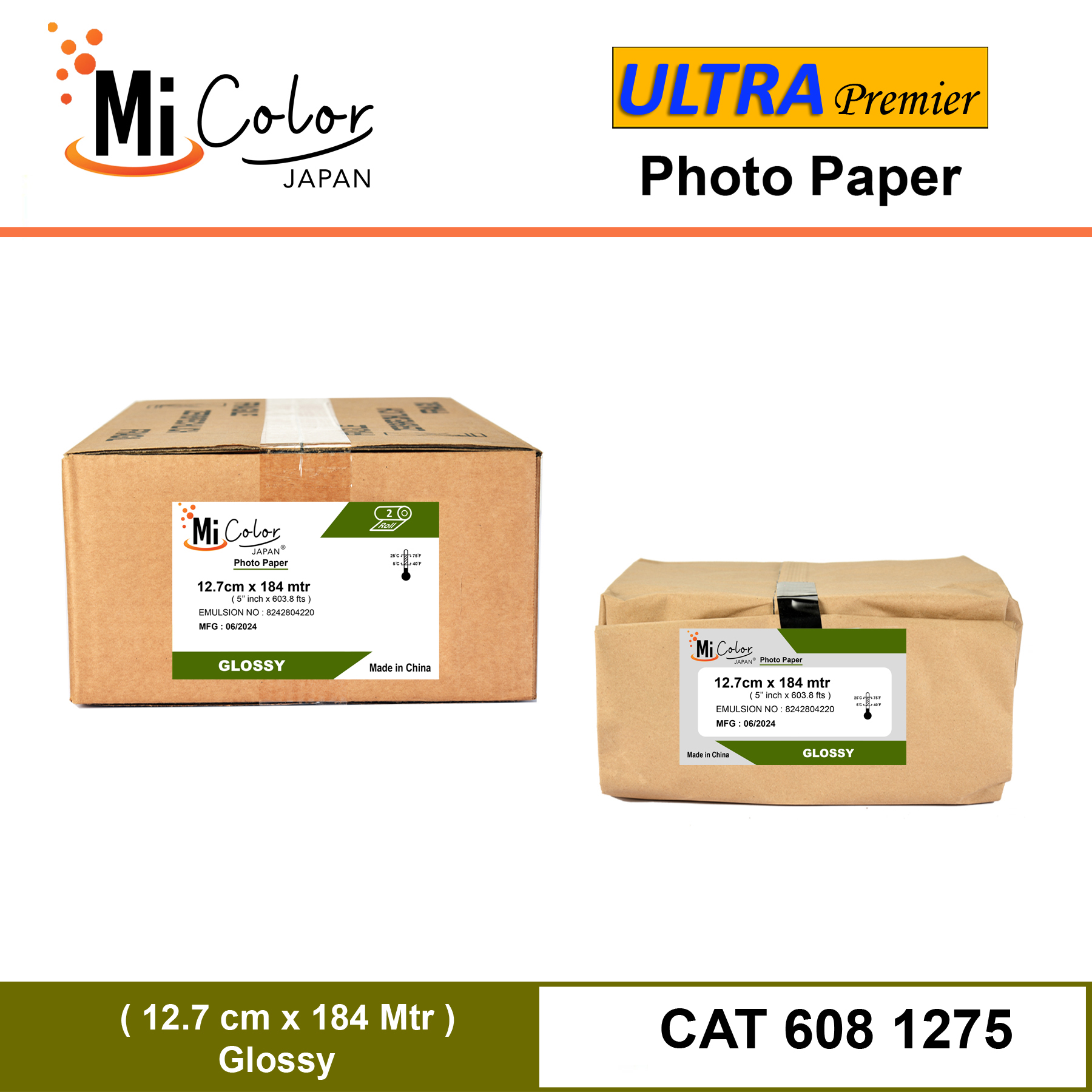 Mi Color Ultra Premier 5'' AGX Photo Paper Glossy