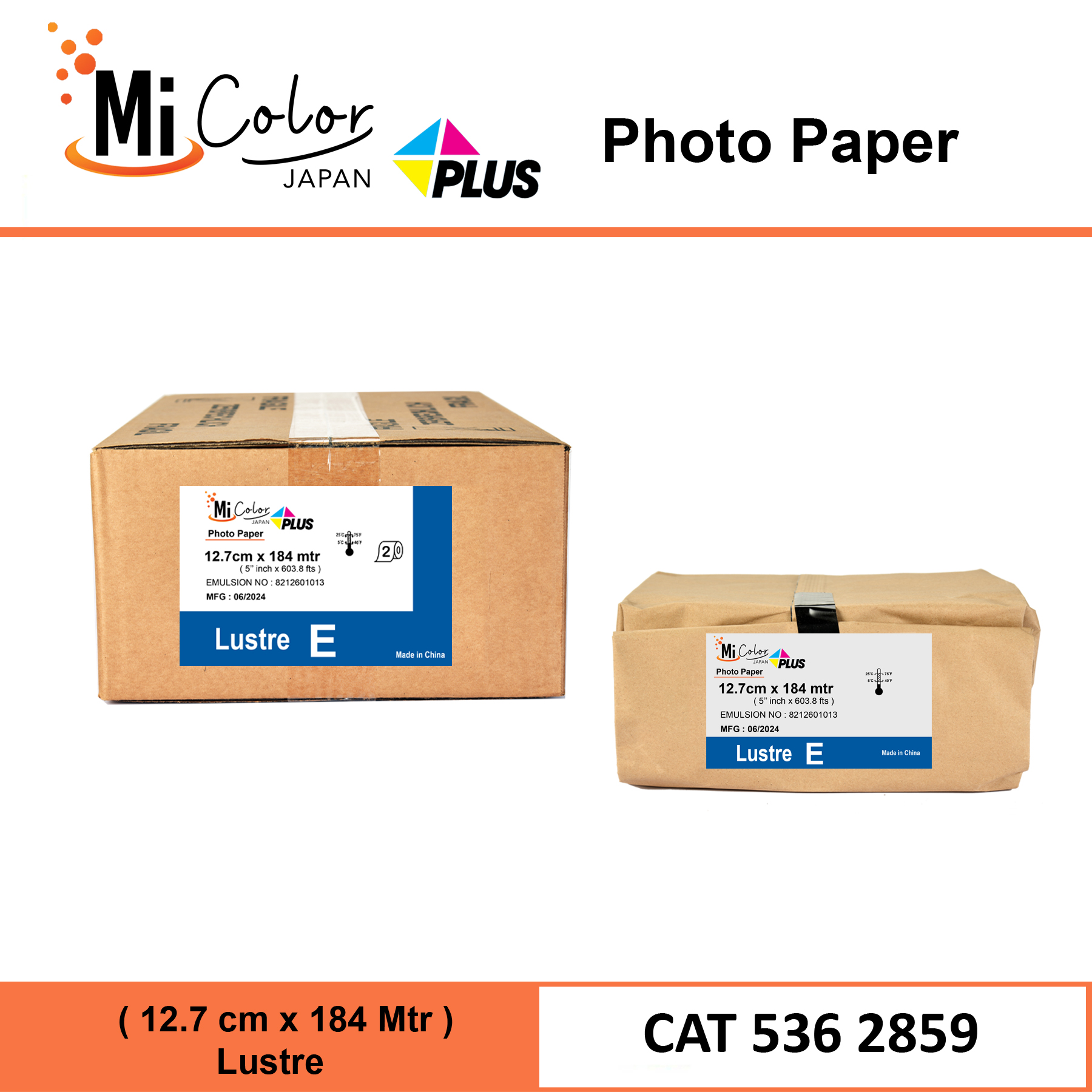Mi Color Plus 5'' AGX Photo Paper Lustre