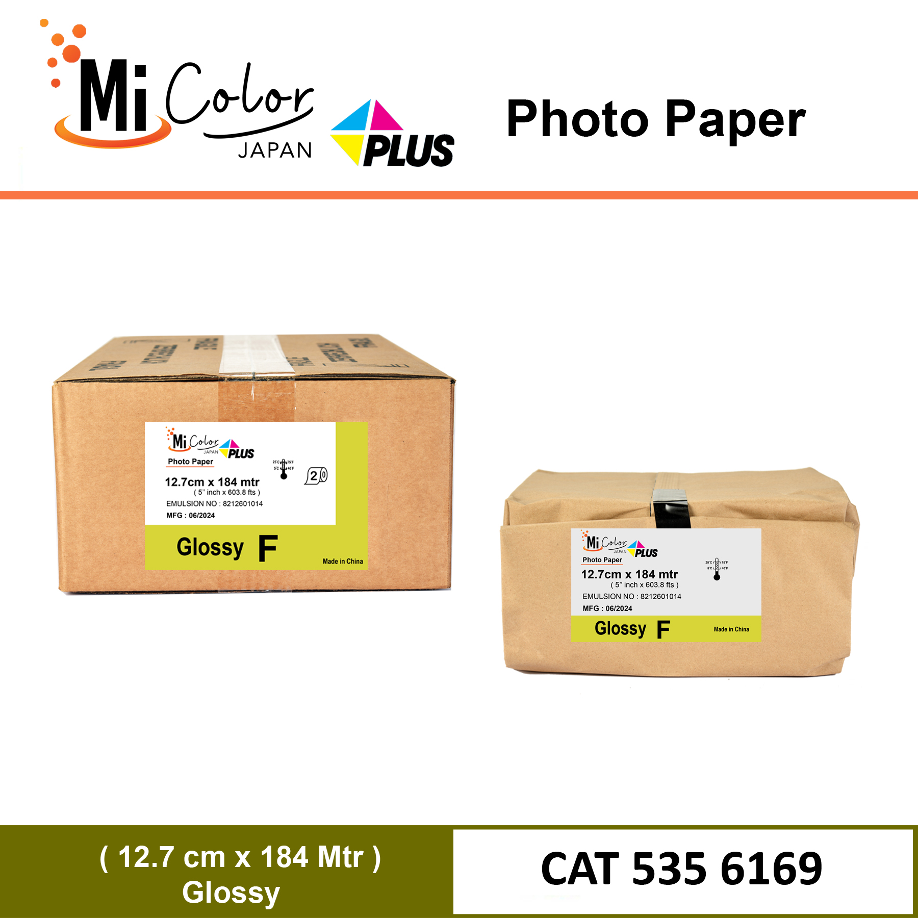 Mi Color Plus 5'' AGX Photo Paper Glossy