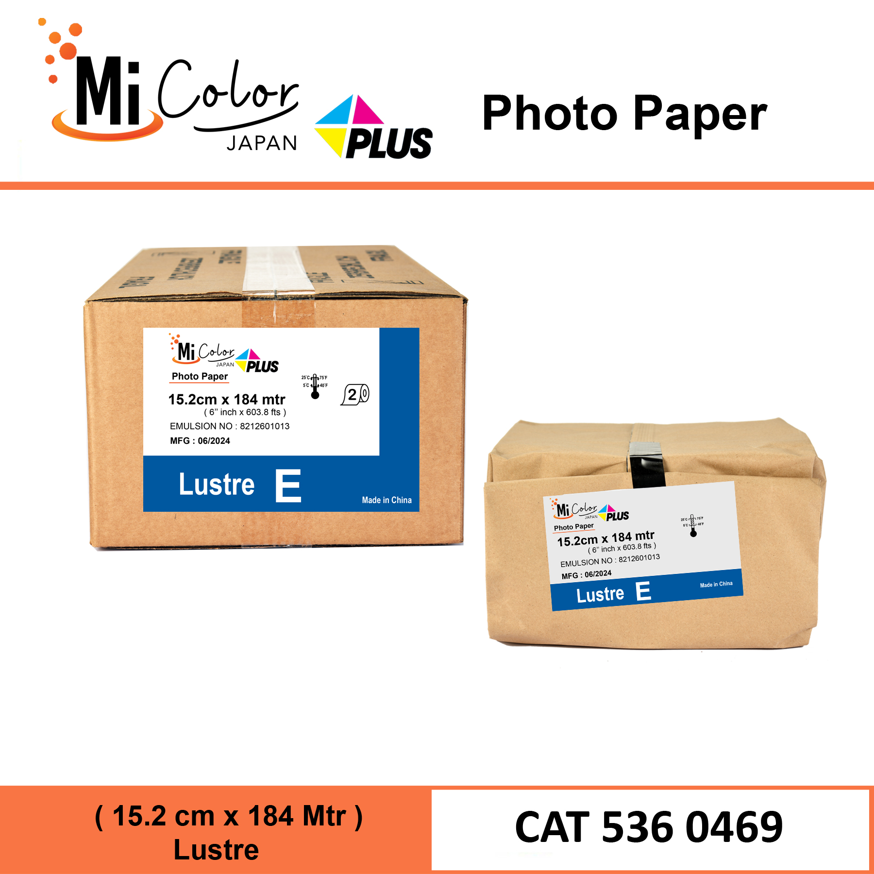 Mi Color Plus 6'' AGX Photo Paper Lustre