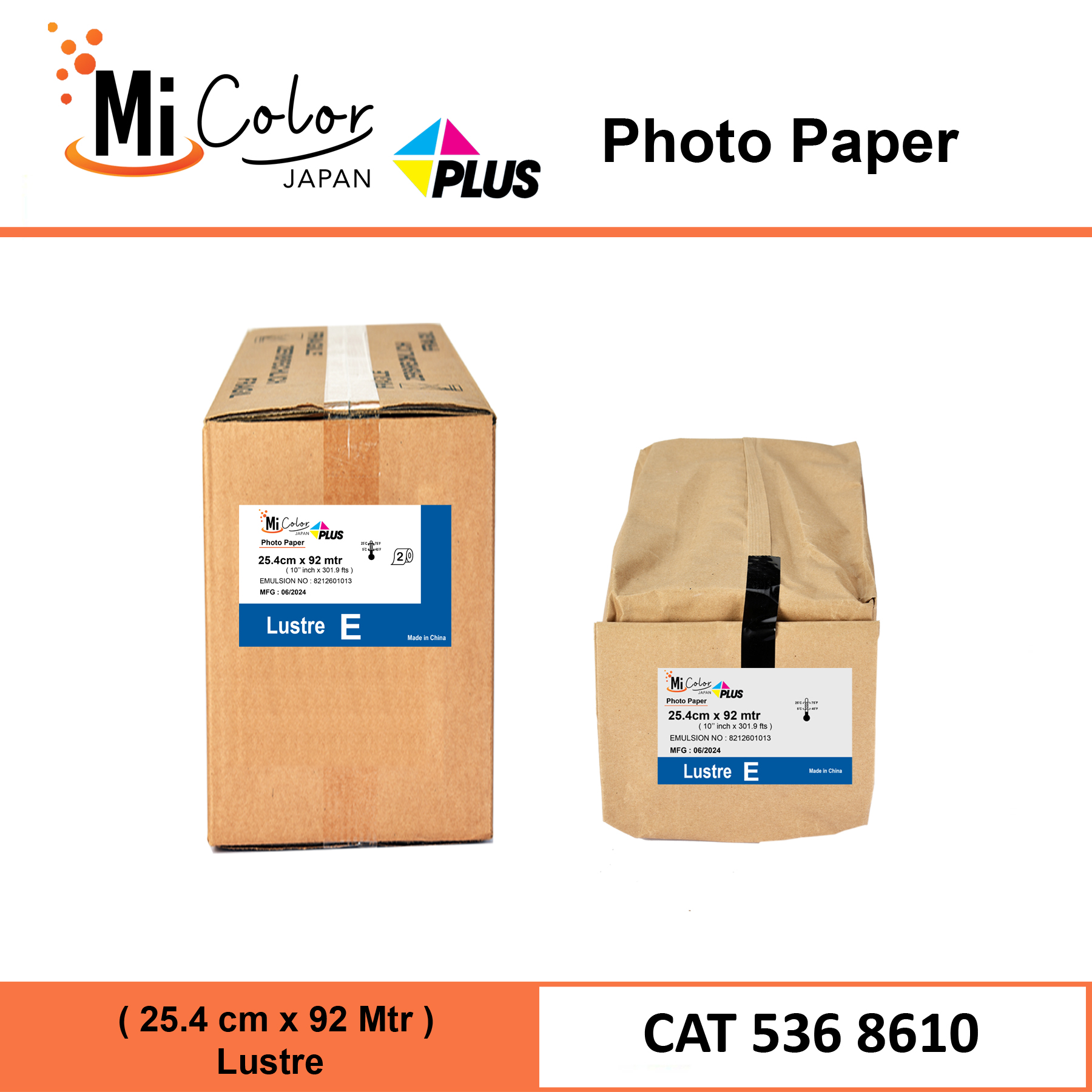 Mi Color Plus 10'' AGX Photo Paper Lustre