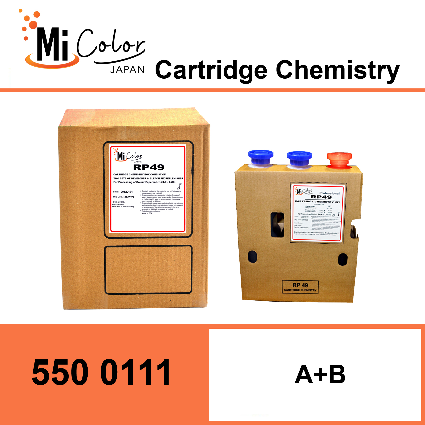 Mi Color RA4 Processing Cartridge Chemistry
