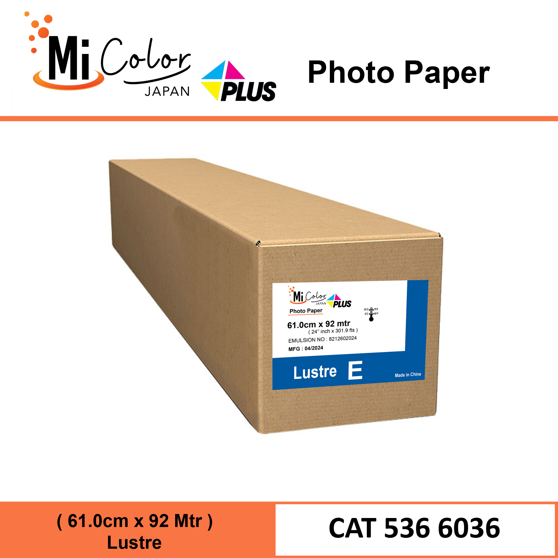 Mi Color Plus 24 '' AGX Photo Paper Lustre