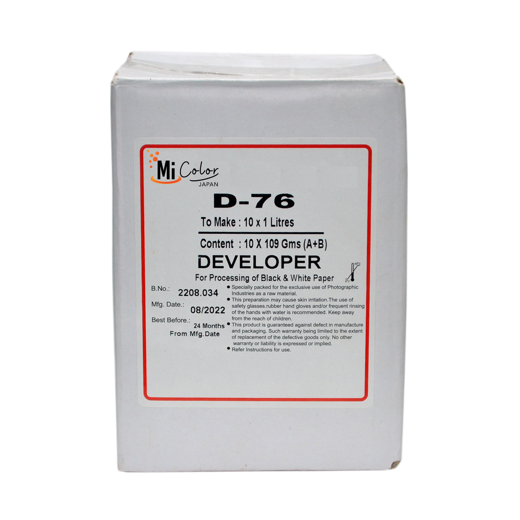 Mi Color D-76 BW Film Chemicals Developer
