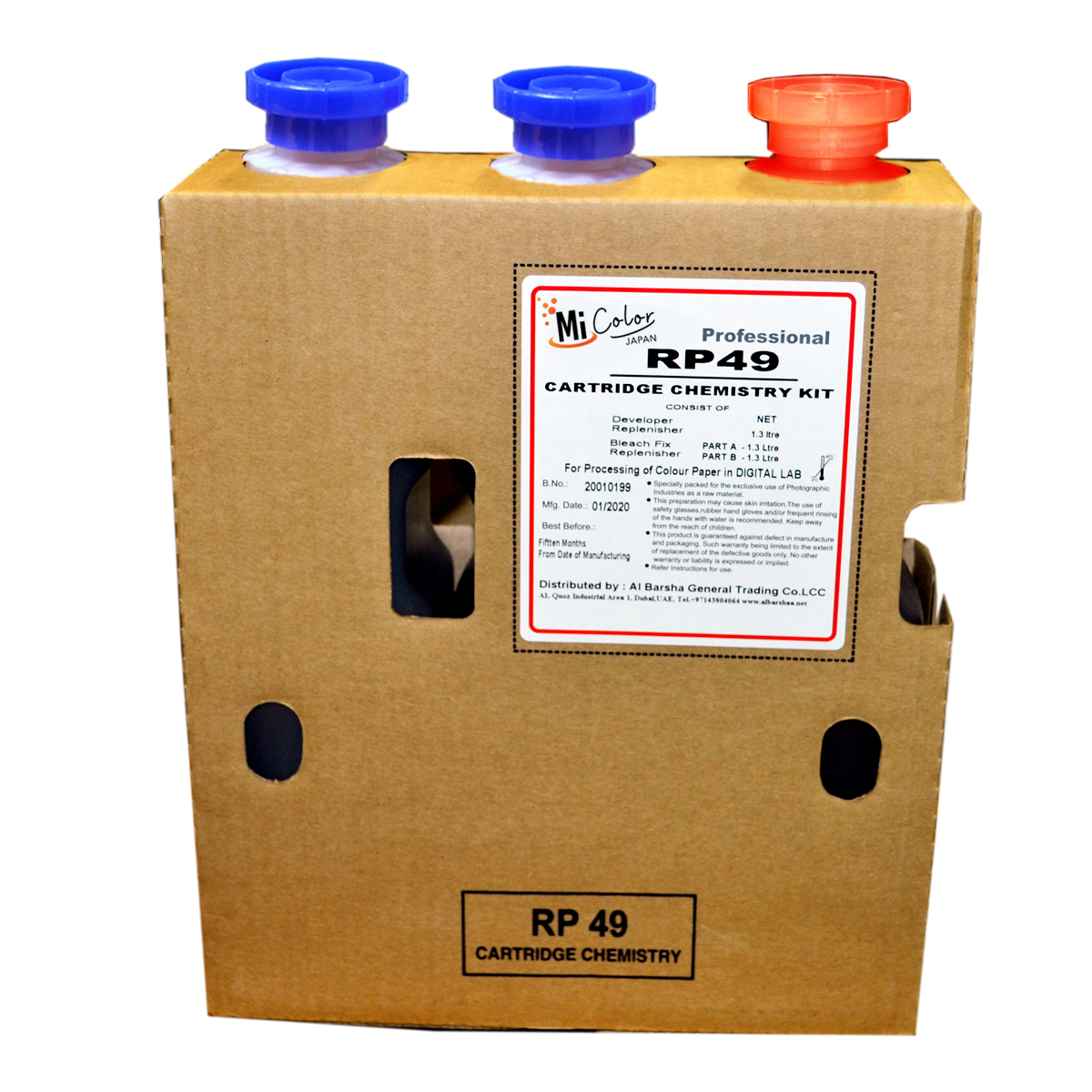Mi Color RA4 Processing Cartridge Chemistry